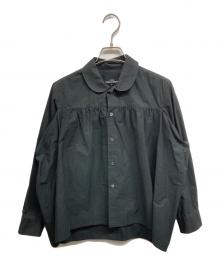 tricot COMME des GARCONS（トリココムデギャルソン）の古着「ラウンドカラーブラウス」｜ブラック