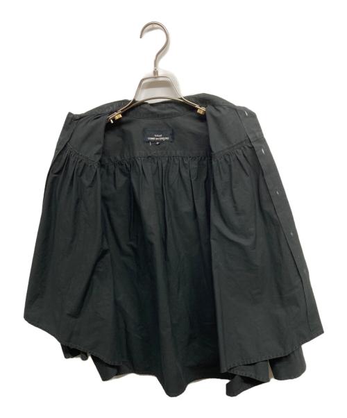 tricot COMME des GARCONS（トリココムデギャルソン）tricot COMME des GARCONS (トリココムデギャルソン) ラウンドカラーブラウス ブラック サイズ:Mの古着・服飾アイテム