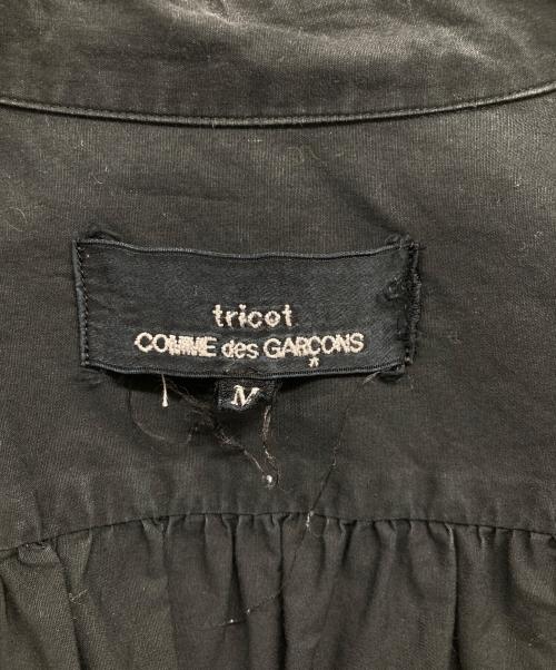 tricot COMME des GARCONS（トリココムデギャルソン）tricot COMME des GARCONS (トリココムデギャルソン) ラウンドカラーブラウス ブラック サイズ:Mの古着・服飾アイテム