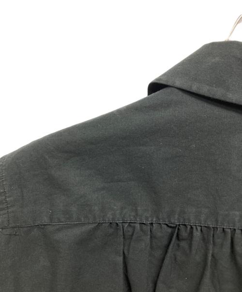 tricot COMME des GARCONS（トリココムデギャルソン）tricot COMME des GARCONS (トリココムデギャルソン) ラウンドカラーブラウス ブラック サイズ:Mの古着・服飾アイテム