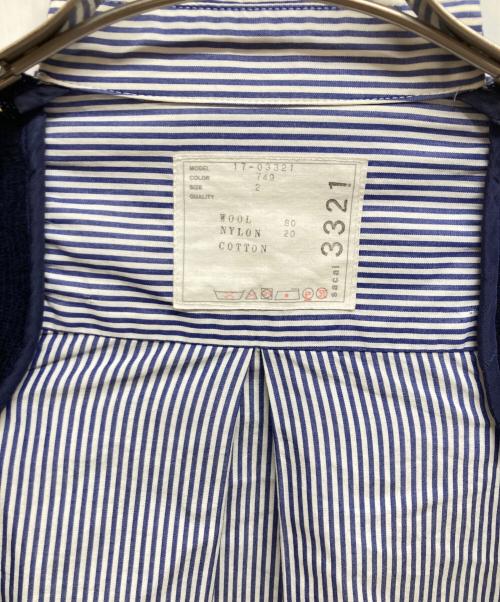 sacai（サカイ）sacai (サカイ) シャツドッキングカーディガン ネイビー サイズ:2の古着・服飾アイテム