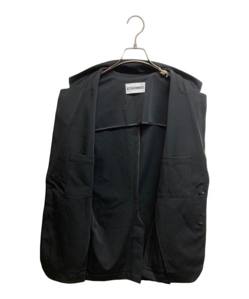 ATTACHMENT（アタッチメント）ATTACHMENT (アタッチメント) ルカマットツイストジャケット ブラック サイズ:2の古着・服飾アイテム