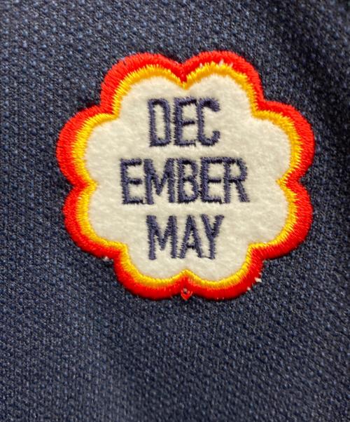 decembermay（ディセンバーメイ）DECEMBERMAY (ディセンバーメイ) ポロシャツ ネイビー サイズ:Mの古着・服飾アイテム