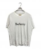 BURBERRYバーバリー）の古着「コットンロゴTシャツ」｜ホワイト