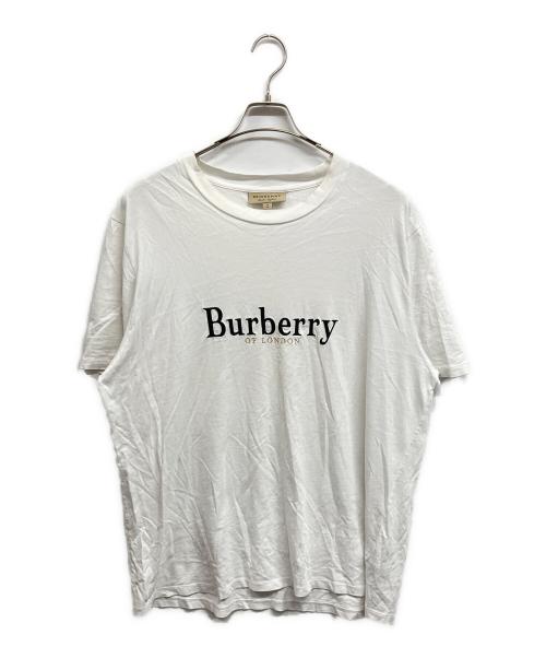 BURBERRY（バーバリー）BURBERRY (バーバリー) コットンロゴTシャツ ホワイト サイズ:XLの古着・服飾アイテム