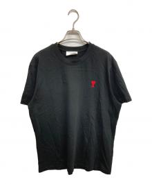 ami（アミ）の古着「ハートロゴTシャツ」｜ブラック