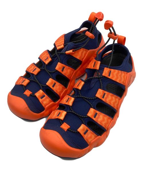 KEEN（キーン）KEEN (キーン) HYPERPORT H2 オレンジ×ネイビー サイズ:UK7.5の古着・服飾アイテム