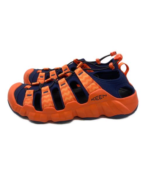 KEEN（キーン）KEEN (キーン) HYPERPORT H2 オレンジ×ネイビー サイズ:UK7.5の古着・服飾アイテム