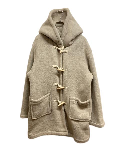 lucien pellat-finet（ルシアン・ペラフィネ）lucien pellat-finet (ルシアン・ペラフィネ) バックスカルダッフルコート ベージュ サイズ:Lの古着・服飾アイテム