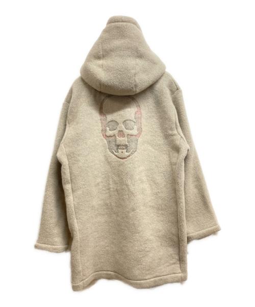 lucien pellat-finet（ルシアン・ペラフィネ）lucien pellat-finet (ルシアン・ペラフィネ) バックスカルダッフルコート ベージュ サイズ:Lの古着・服飾アイテム