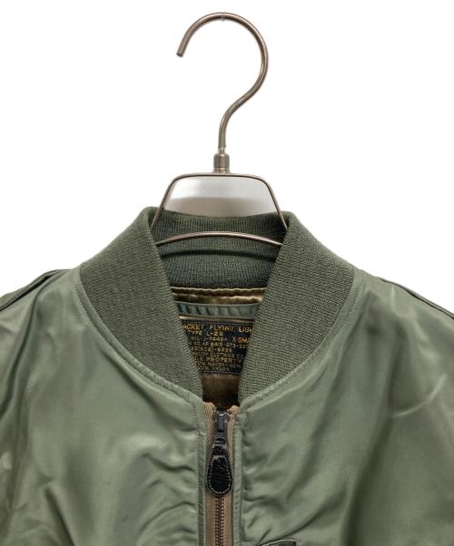 THE REAL McCOY'S（ザ・リアルマッコイズ）THE REAL McCOY'S (ザ・リアルマッコイズ) L-2Bフライトジャケット カーキ サイズ:XSの古着・服飾アイテム