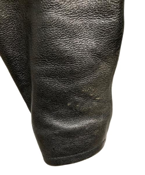 AVIREX（アヴィレックス）AVIREX (アヴィレックス) カウレザー トラッカー ジャケット ブラック サイズ:36の古着・服飾アイテム