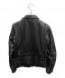 AVIREX (アヴィレックス) カウレザー トラッカー ジャケット ブラック サイズ:36：18000円