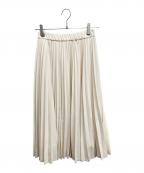 SEVEN TEN by MIHO KAWAHITOセブン テン バイ ミホ カワヒト）の古着「プリーツスカート」｜アイボリー