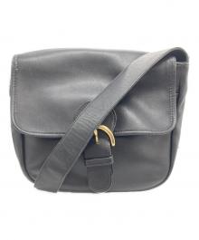 COACH（コーチ）の古着「レザーショルダーバッグ」｜ブラック