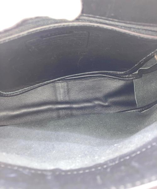 COACH（コーチ）COACH (コーチ) レザーショルダーバッグ ブラックの古着・服飾アイテム