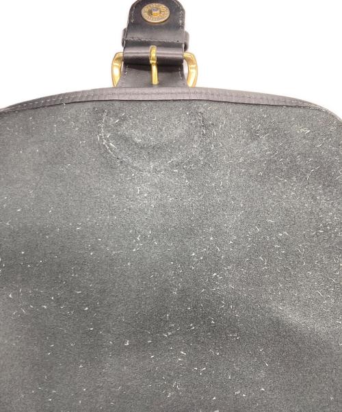 COACH（コーチ）COACH (コーチ) レザーショルダーバッグ ブラックの古着・服飾アイテム