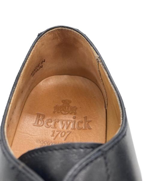 berwick（バーウィック）berwick (バーウィック) Uチップシューズ ブラック サイズ:5の古着・服飾アイテム