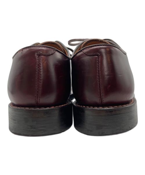 WHEEL ROBE（ウィールローブ）WHEEL ROBE (ウィールローブ) PUNCHED CAP DERBY バーガンディー サイズ:6Dの古着・服飾アイテム