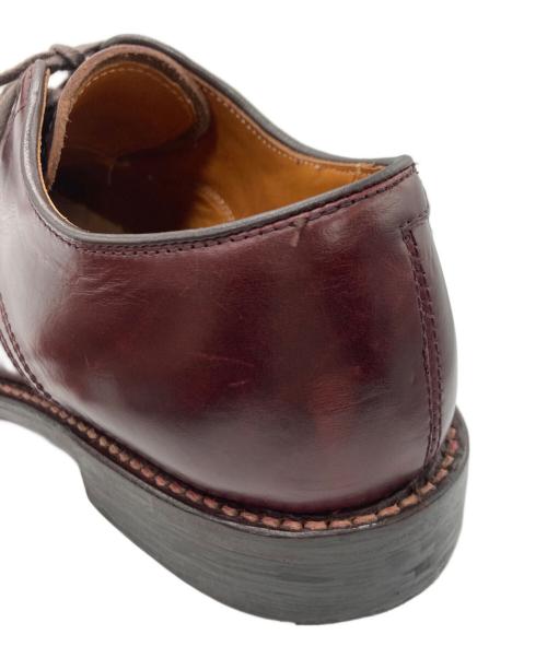 WHEEL ROBE（ウィールローブ）WHEEL ROBE (ウィールローブ) PUNCHED CAP DERBY バーガンディー サイズ:6Dの古着・服飾アイテム