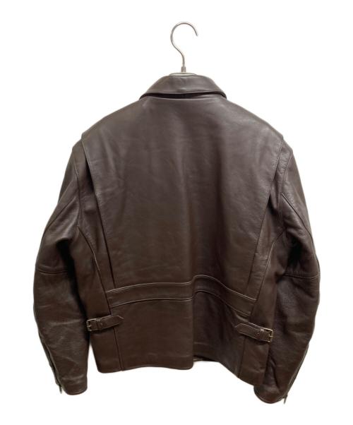 HARLEY-DAVIDSON（ハーレーダビッドソン）HARLEY-DAVIDSON (ハーレーダビッドソン) レザートラッカージャケット ブラウン サイズ:40の古着・服飾アイテム
