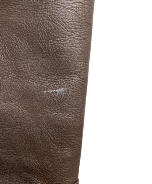 HARLEY-DAVIDSON（ハーレーダビッドソン）HARLEY-DAVIDSON (ハーレーダビッドソン) レザートラッカージャケット ブラウン サイズ:40の古着・服飾アイテム