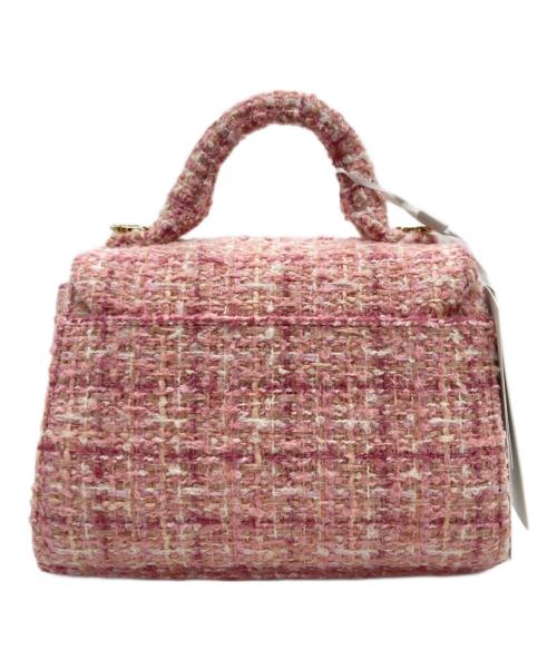 CELFORD（セルフォード）CELFORD (セルフォード) ツイードミニハンドバッグ ピンク 未使用品の古着・服飾アイテム