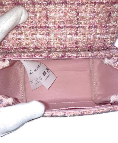 CELFORD（セルフォード）CELFORD (セルフォード) ツイードミニハンドバッグ ピンク 未使用品の古着・服飾アイテム