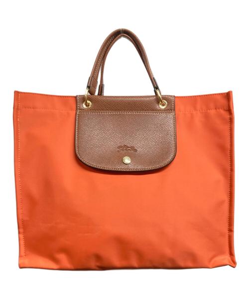 LONGCHAMP（ロンシャン）LONGCHAMP (ロンシャン) ショッピングバッグ オレンジの古着・服飾アイテム