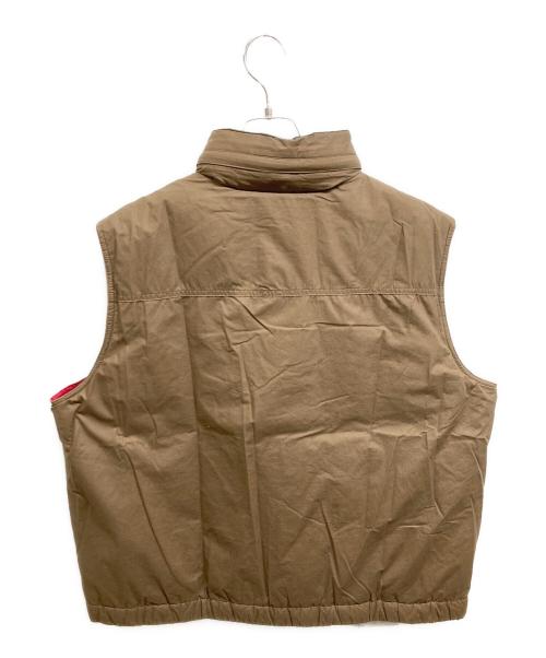 Eddie Bauer（エディーバウアー）Eddie Bauer (エディーバウアー) ハンティングダウンベスト ブラウン サイズ:Lの古着・服飾アイテム