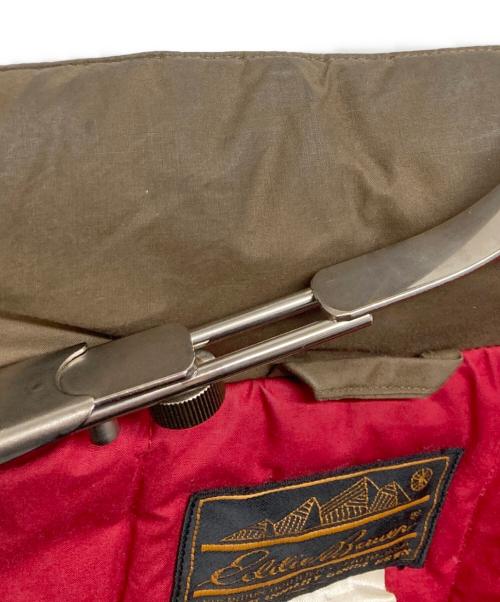 Eddie Bauer（エディーバウアー）Eddie Bauer (エディーバウアー) ハンティングダウンベスト ブラウン サイズ:Lの古着・服飾アイテム