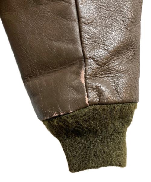 Schott（ショット）Schott (ショット) A-2タイプフライトジャケット ブラウン サイズ:Mの古着・服飾アイテム