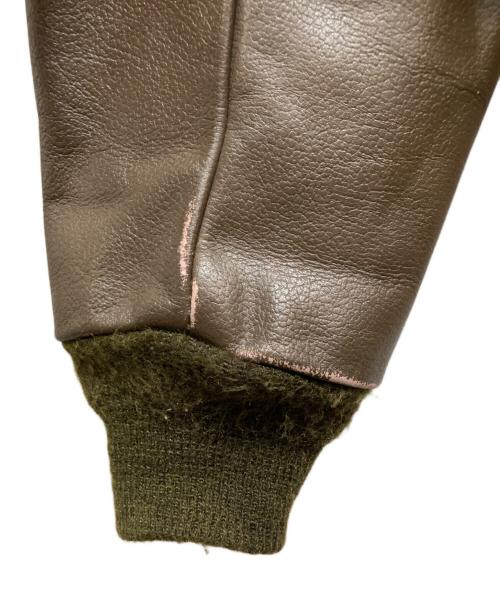 Schott（ショット）Schott (ショット) A-2タイプフライトジャケット ブラウン サイズ:Mの古着・服飾アイテム