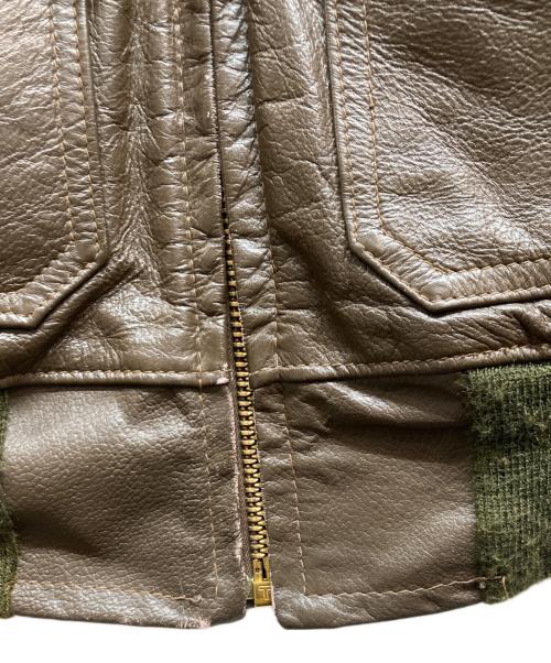 Schott（ショット）Schott (ショット) A-2タイプフライトジャケット ブラウン サイズ:Mの古着・服飾アイテム