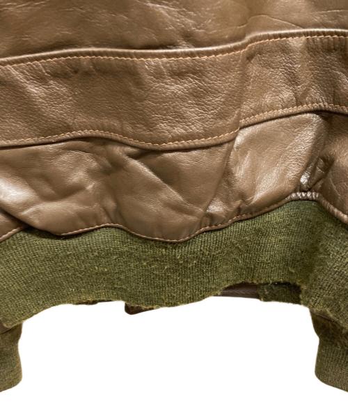 Schott（ショット）Schott (ショット) A-2タイプフライトジャケット ブラウン サイズ:Mの古着・服飾アイテム