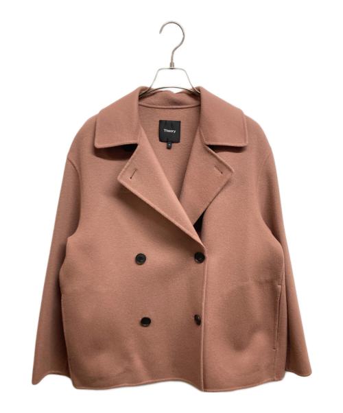 theory（セオリー）theory (セオリー) ウールジャケット ピンク サイズ:Mの古着・服飾アイテム