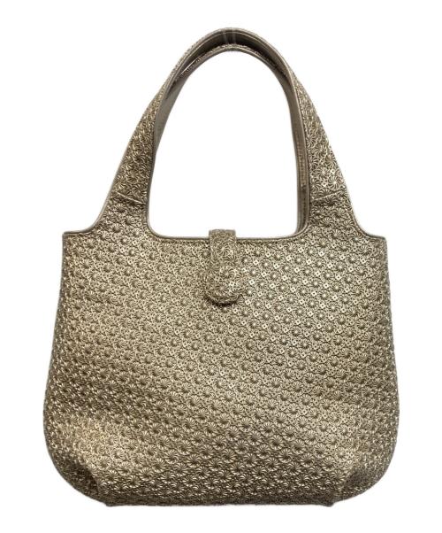 HIROKO HAYASHI（ヒロコ ハヤシ）HIROKO HAYASHI (ヒロコ ハヤシ) ハンドバッグ ベージュの古着・服飾アイテム