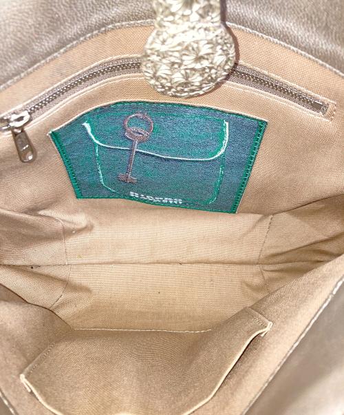 HIROKO HAYASHI（ヒロコ ハヤシ）HIROKO HAYASHI (ヒロコ ハヤシ) ハンドバッグ ベージュの古着・服飾アイテム