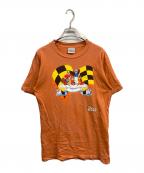 STANLEY DESANTISスタンリーデサンティス）の古着「90ｓプリントTシャツ」｜オレンジ
