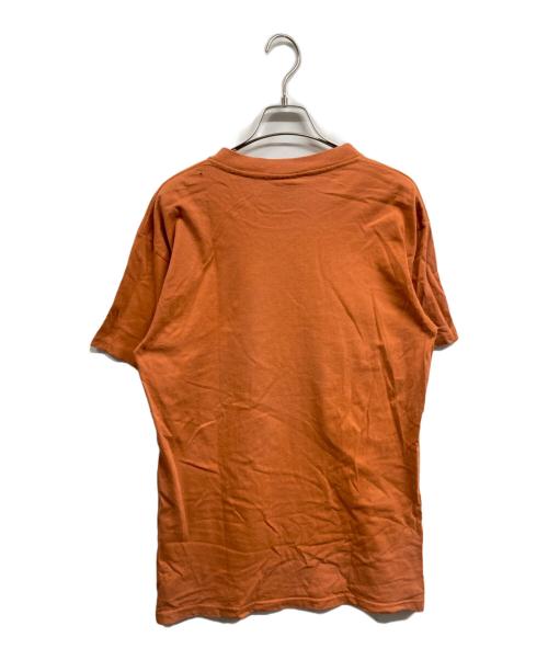 STANLEY DESANTIS（スタンリーデサンティス）STANLEY DESANTIS (スタンリーデサンティス) 90ｓプリントTシャツ オレンジ サイズ:Mの古着・服飾アイテム