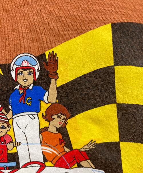 STANLEY DESANTIS（スタンリーデサンティス）STANLEY DESANTIS (スタンリーデサンティス) 90ｓプリントTシャツ オレンジ サイズ:Mの古着・服飾アイテム