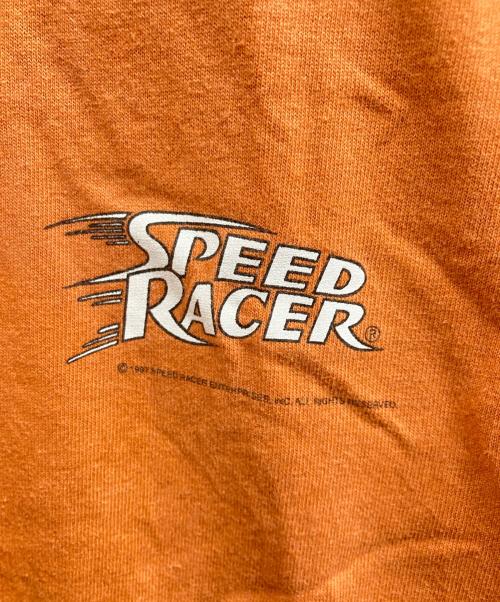 STANLEY DESANTIS（スタンリーデサンティス）STANLEY DESANTIS (スタンリーデサンティス) 90ｓプリントTシャツ オレンジ サイズ:Mの古着・服飾アイテム