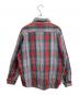 FIVE BROTHER (ファイブブラザー) 90ｓヘビーネルシャツ グレー×レッド サイズ:L：7000円