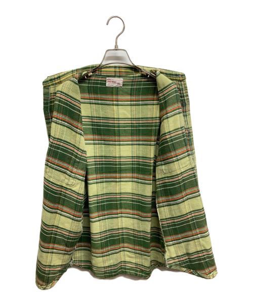 big mac（ビッグマック）big mac (ビッグマック) 70ｓヘビーネルシャツ グリーン サイズ:XLの古着・服飾アイテム