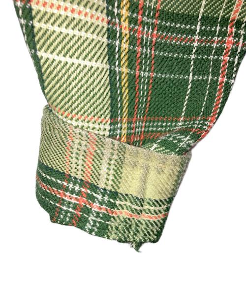 big mac（ビッグマック）big mac (ビッグマック) 70ｓヘビーネルシャツ グリーン サイズ:XLの古着・服飾アイテム