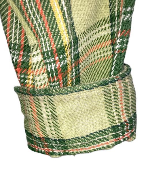 big mac（ビッグマック）big mac (ビッグマック) 70ｓヘビーネルシャツ グリーン サイズ:XLの古着・服飾アイテム