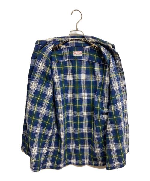 McGREGOR（マックレガー）McGREGOR (マクレガー) チェックネルシャツ ネイビー×グリーン サイズ:Lの古着・服飾アイテム