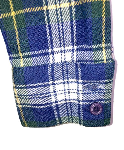 McGREGOR（マックレガー）McGREGOR (マクレガー) チェックネルシャツ ネイビー×グリーン サイズ:Lの古着・服飾アイテム