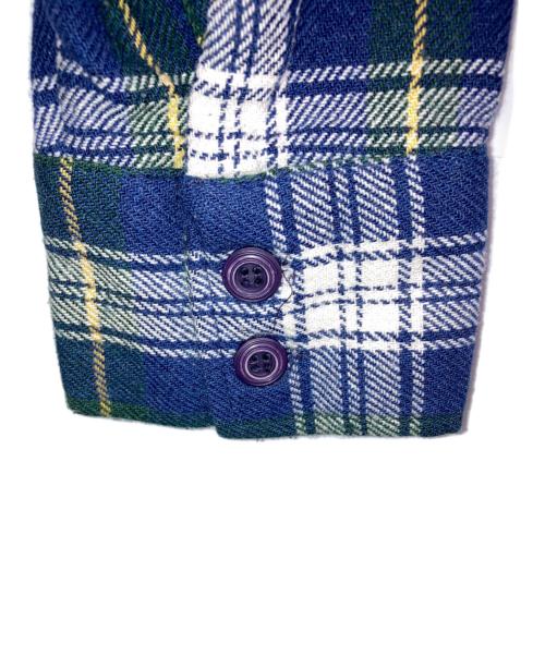 McGREGOR（マックレガー）McGREGOR (マクレガー) チェックネルシャツ ネイビー×グリーン サイズ:Lの古着・服飾アイテム