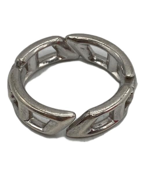 DIESEL（ディーゼル）DIESEL (ディーゼル) D Logo Sterling Silver Bamd Ring シルバー サイズ:11号の古着・服飾アイテム